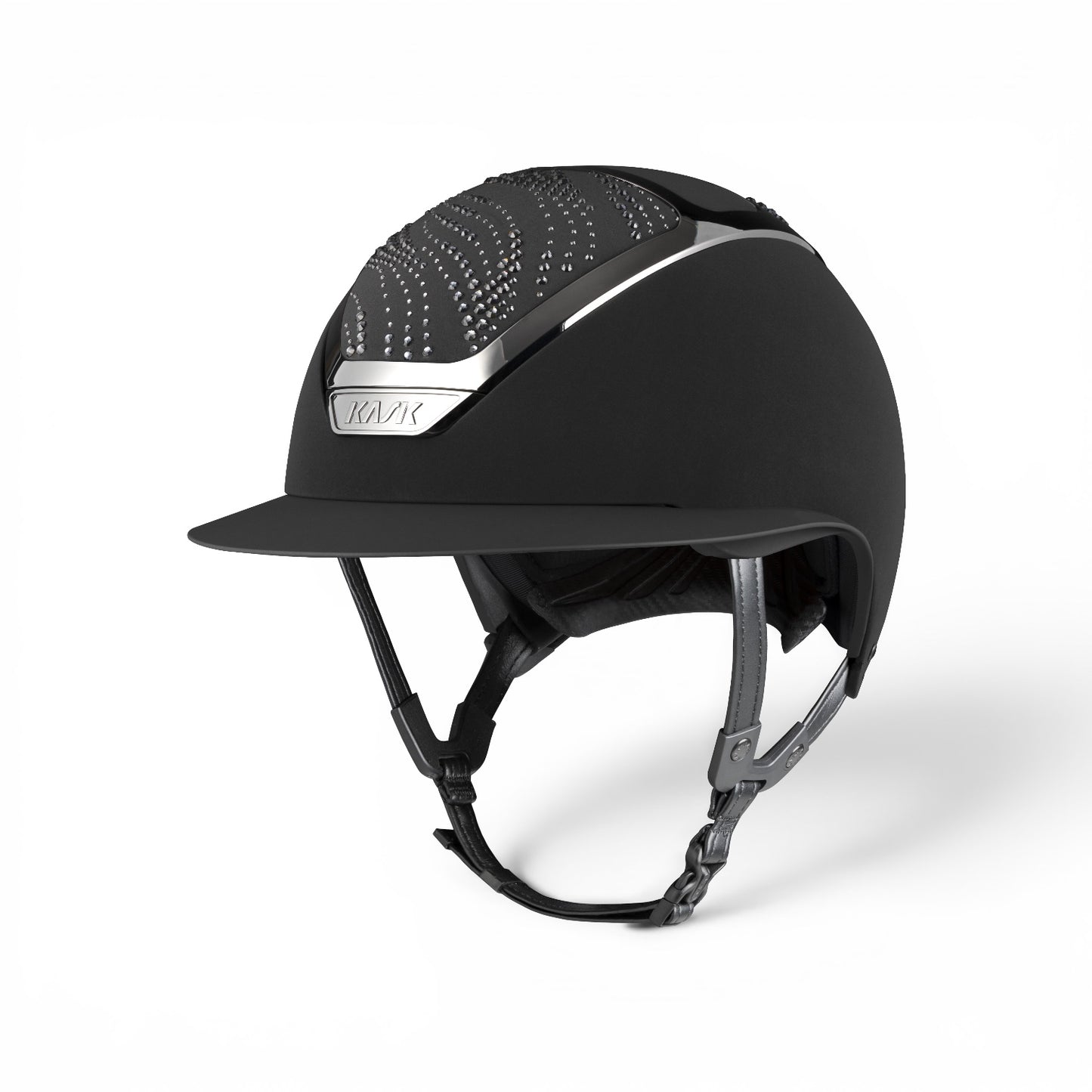 Star Lady Chrome Black with FLOW Swarovski Crystals Graphite Mix
