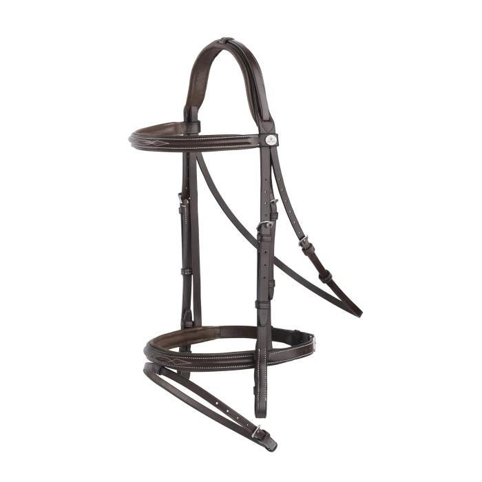 Prestige Italia 3E037 Leather raised bridle