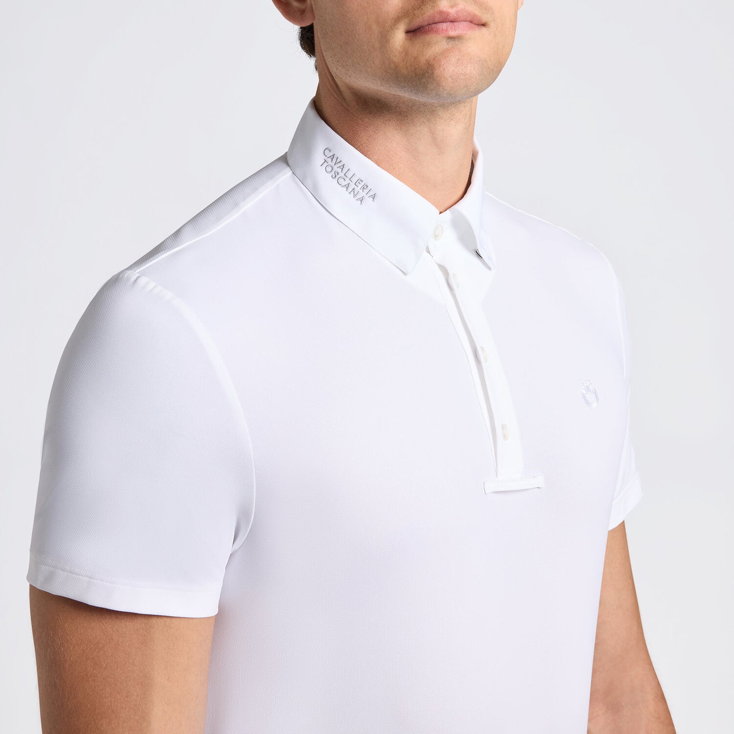 Cavalleria Toscana Men's Competition Shirt with Logo