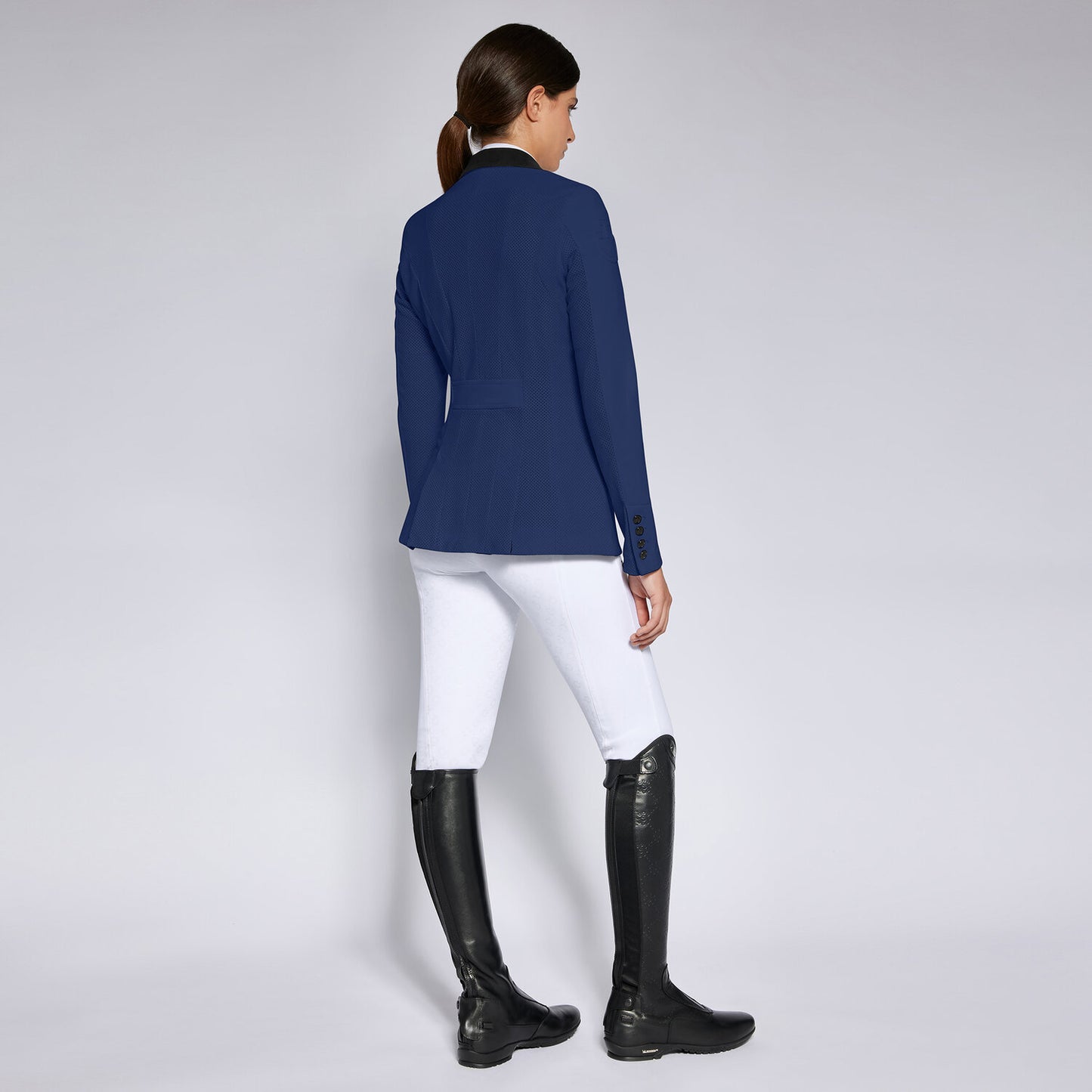 Cavalleria Toscana Women's perforated Competition Jacket Royal Blue