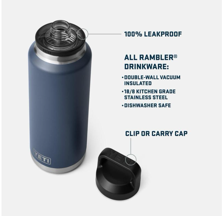 YETI RAMBLER® 46 OZ (1360 ml) BOTTLE WITH CHUG CAP