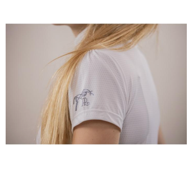 Penelope Moon Mesh Show Shirt White