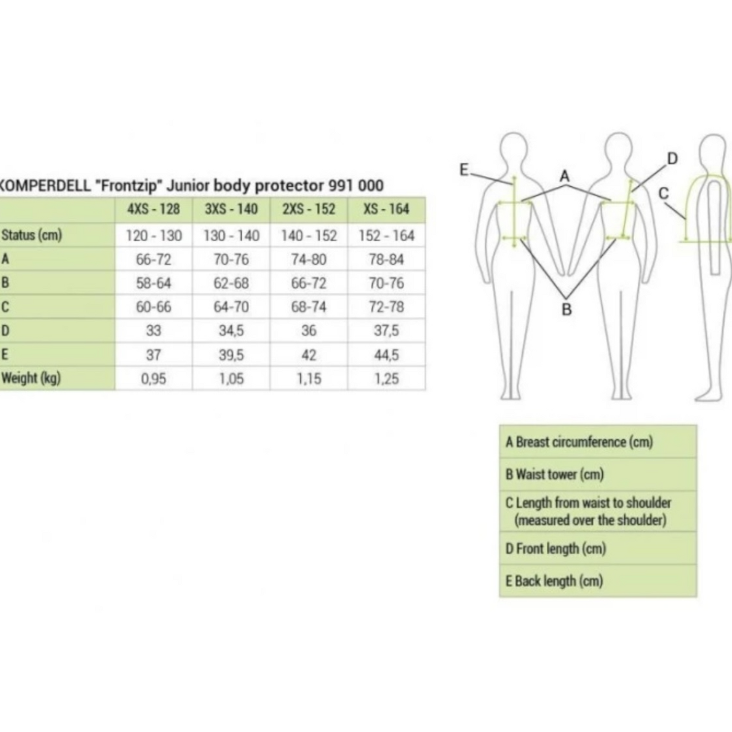 Komperdell Front Zip Junior