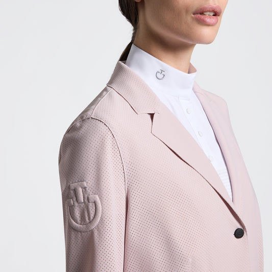 Cavalleria Toscana Women's perforated Raw Cut Jacket