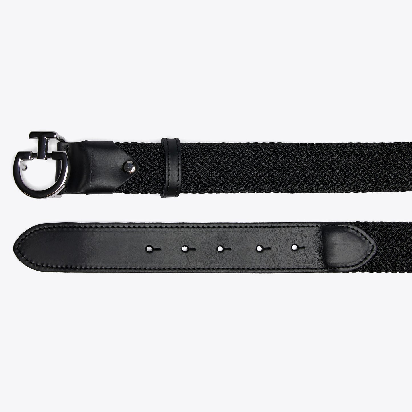 Cavalleria Toscana Men's Woven Fabric Belt CIN043