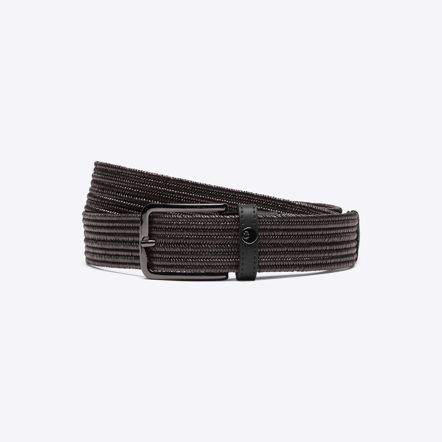 Cavalleria Toscana Men's Elastic Belt Black CIN123