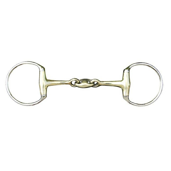 HKM Eggbutt snaffle lozenge 18 mm with argentan