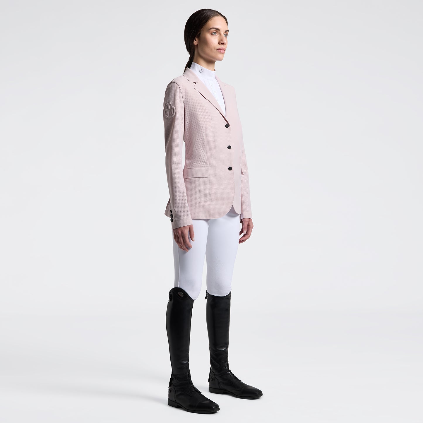 Cavalleria Toscana Women's perforated Raw Cut Jacket