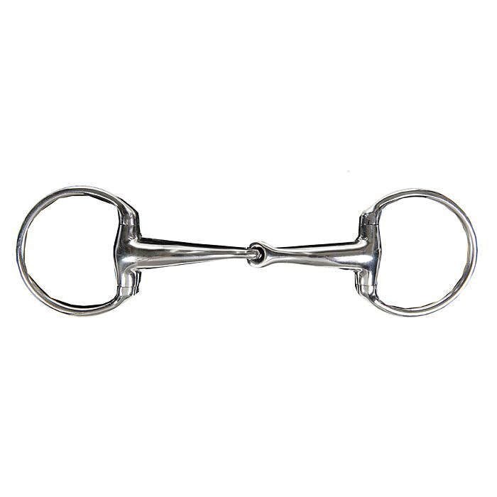 HKM Eggbutt snaffle anatomic 18mm stainless steel