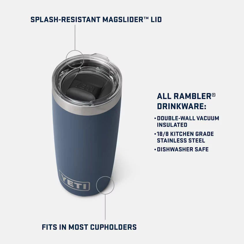 YETI RAMBLER®
10 OZ (296 ML) TUMBLER