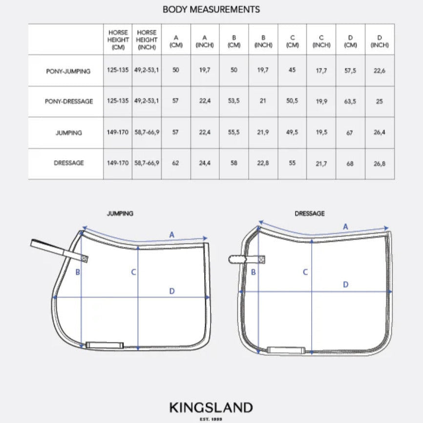 Kingsland Jacka Dressage Saddle Pad