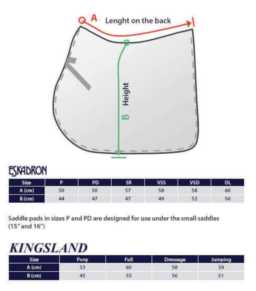 Kingsland Blair Dressage Saddle Pad