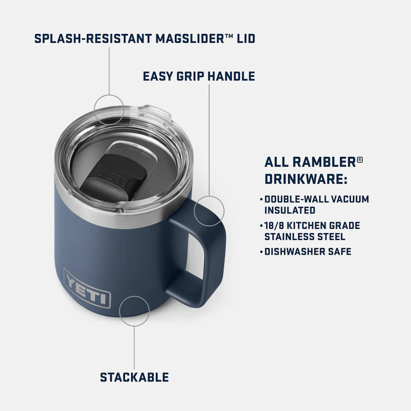 YETI RAMBLER®
10 OZ (296 ML) STACKABLE MUG