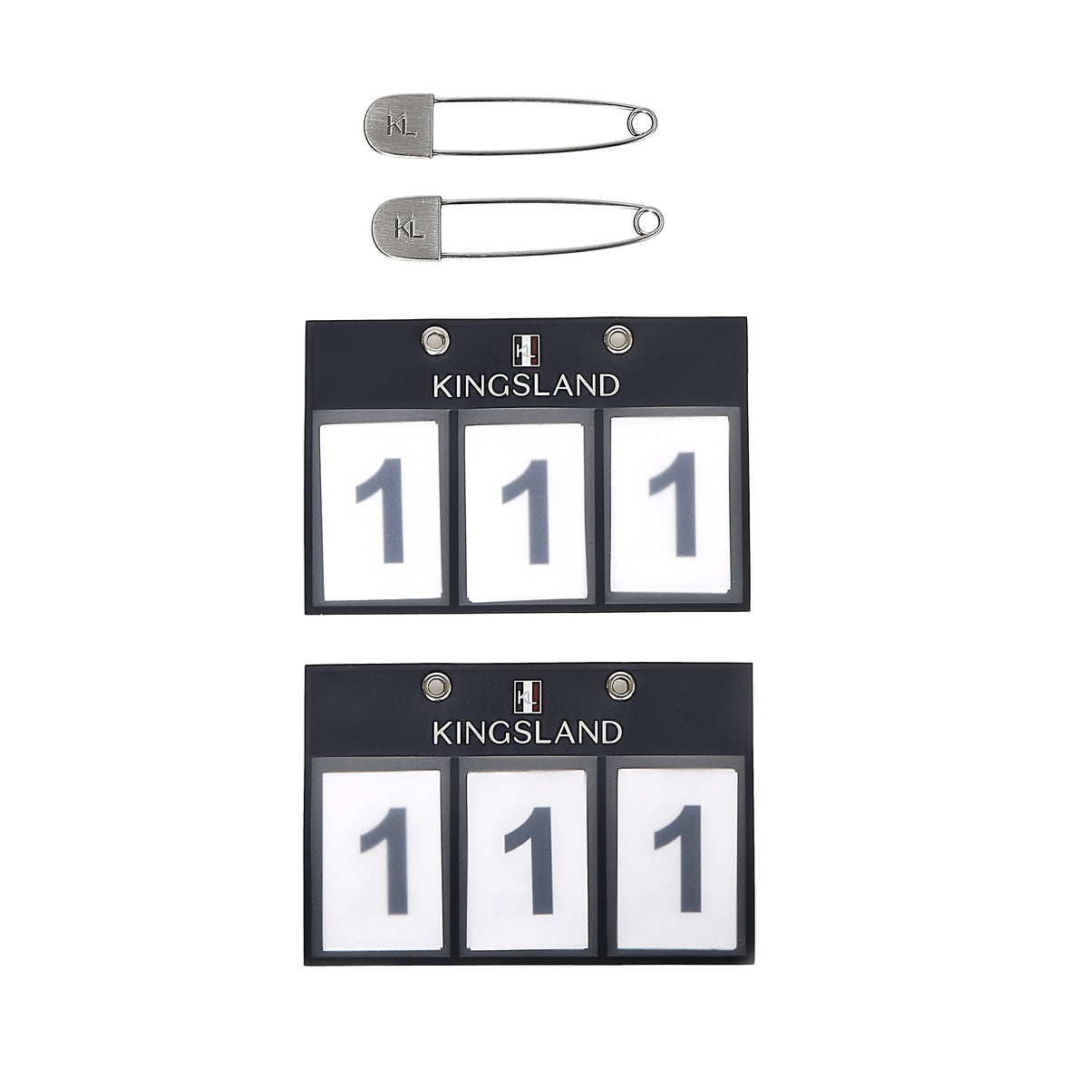Kingsland Classic 3-pocket Number plate, 2-pack