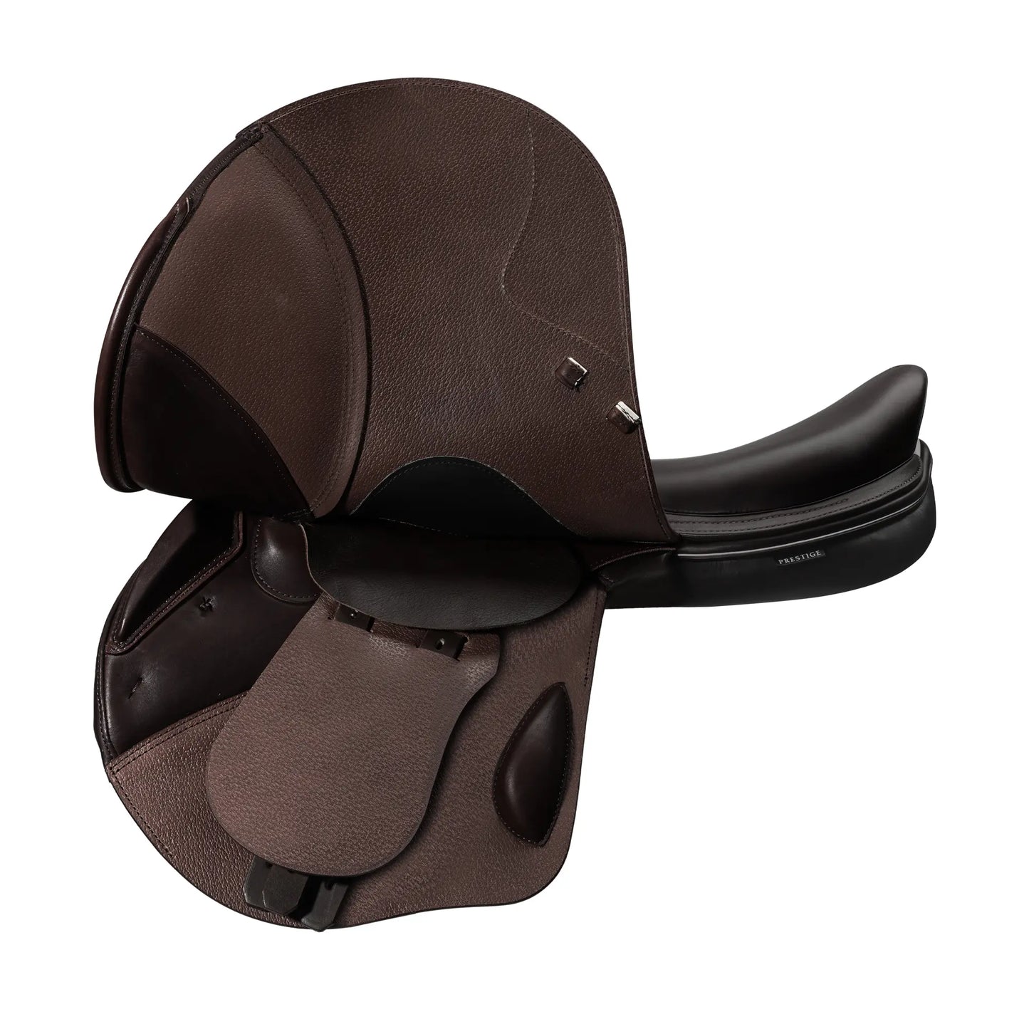 Prestige Italia Jumping Saddle X-Perience MD Lux Tobacco