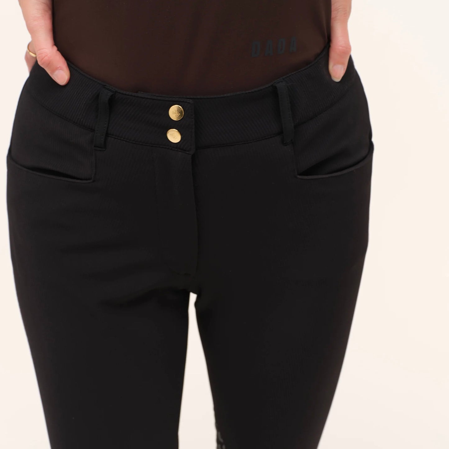 Dada Sport SS26 Sagaro - 80’s Riding Breeches Black