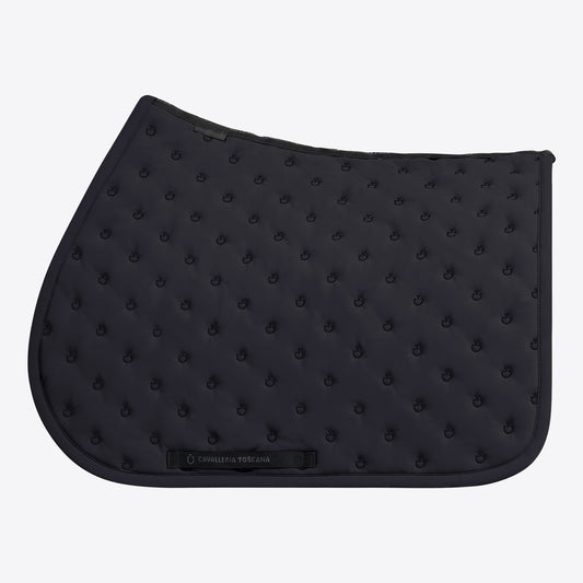 Cavalleria Toscana Jumping Saddle Pad with Quilted Design and Micro Logo