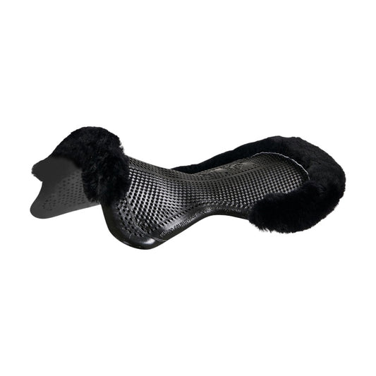 Acavallo Gel NS Flat with Classic Design and 1/2 Cut-Out Sheepskin