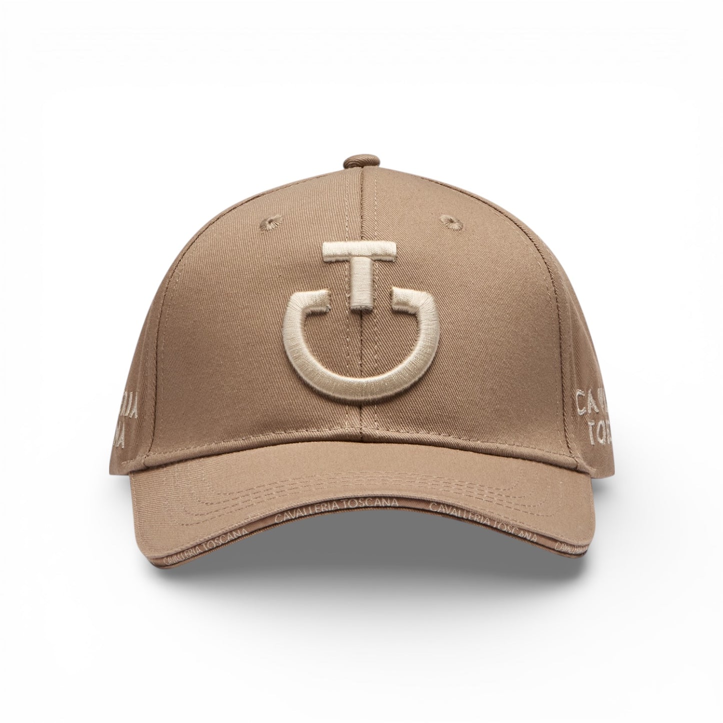 Cavalleria Toscana Cotton baseball cap with an embroidered logo
