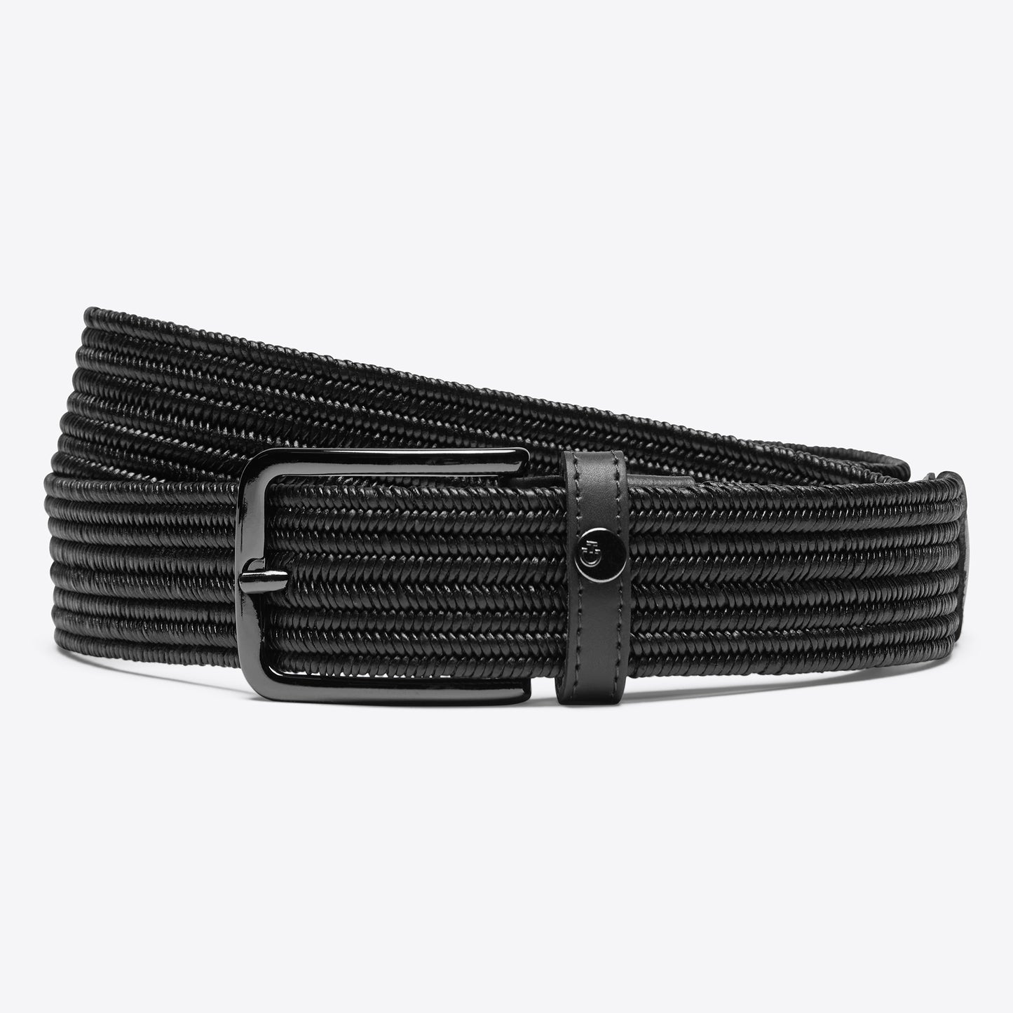 Cavalleria Toscana Men's Elastic Belt Black