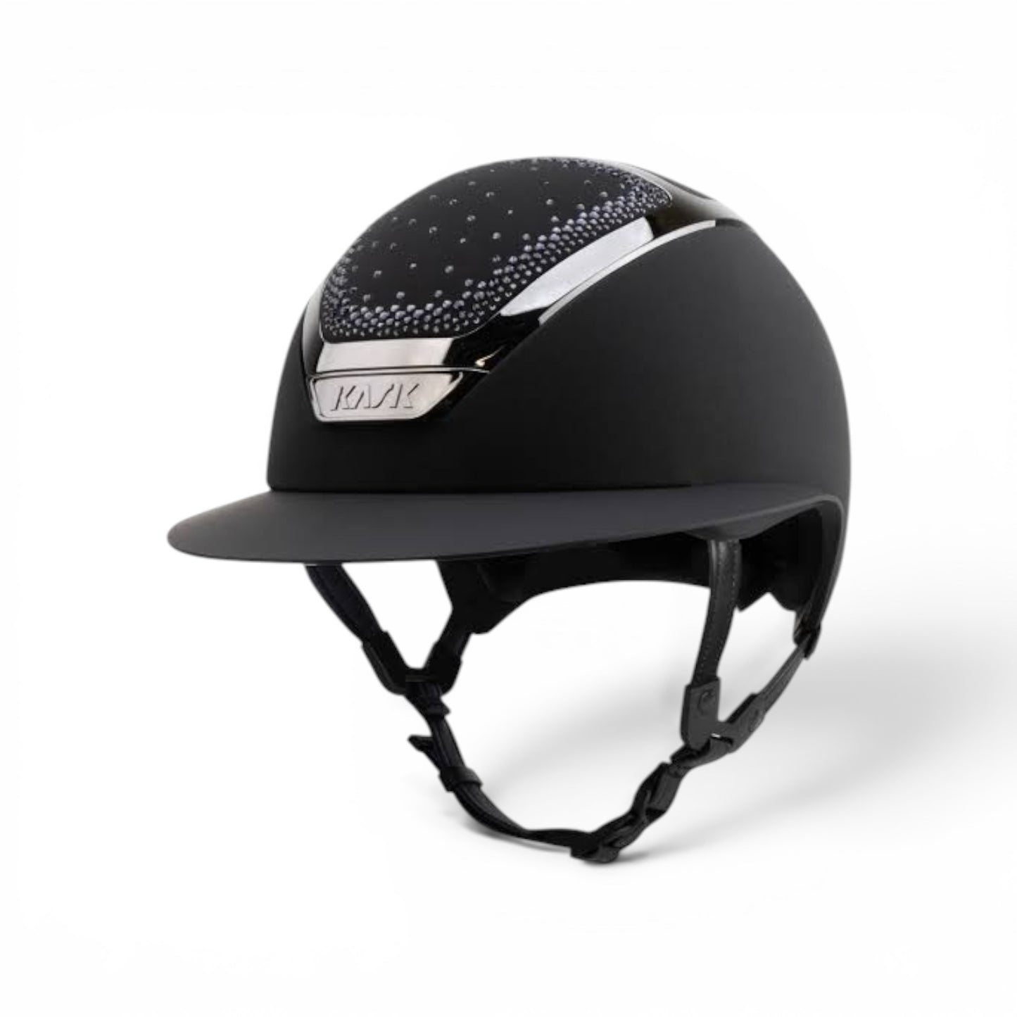 Star Lady Chrome Black with IN-OUT Swarovski Crystals Graphite