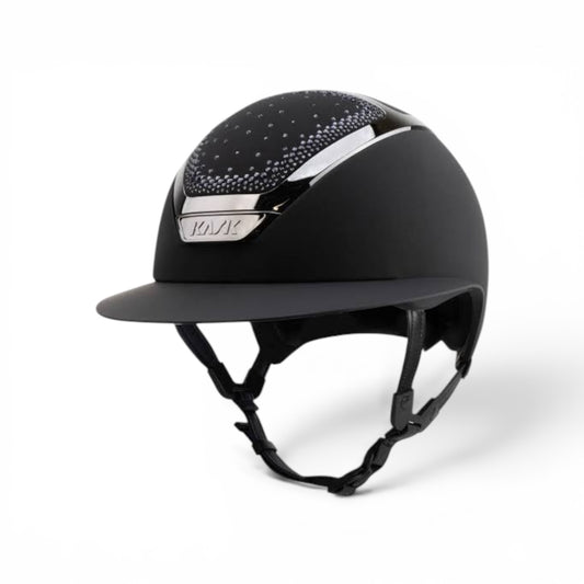 Star Lady Chrome Black with IN-OUT Swarovski Crystals Graphite