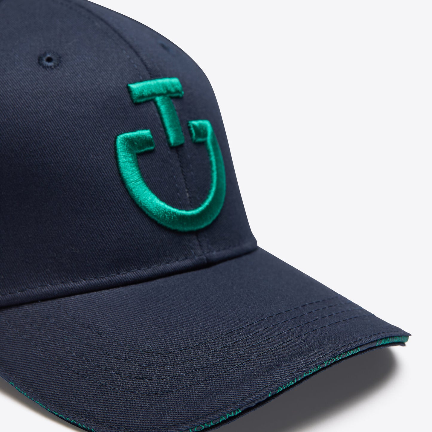 Cavalleria Toscana Cotton baseball cap with an embroidered logo
