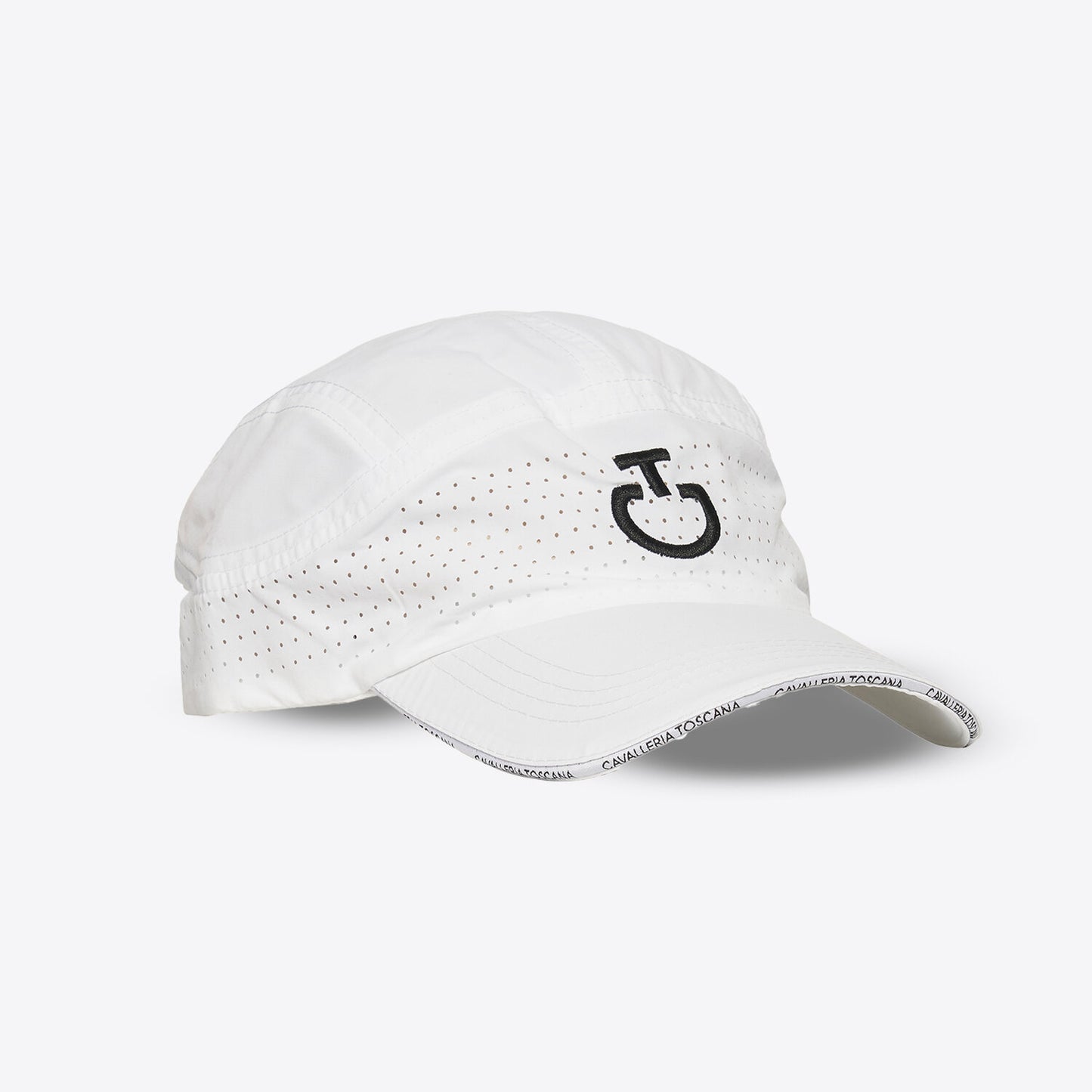 Cavalleria Toscana Nylon Cap with a perforated panel and embroidered logo