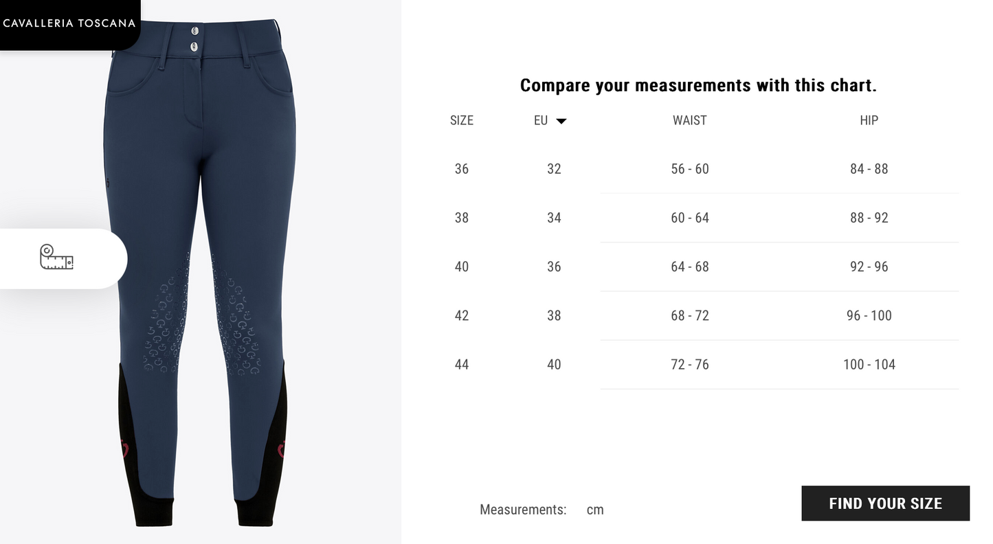 Cavalleria Toscana Women's American Full Grip Breeches