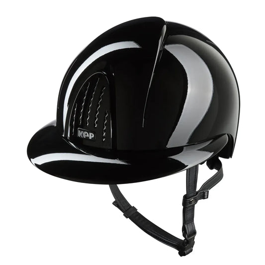 KEP Smart Nova Riding Helmet / Polish Black / Polo Visor
