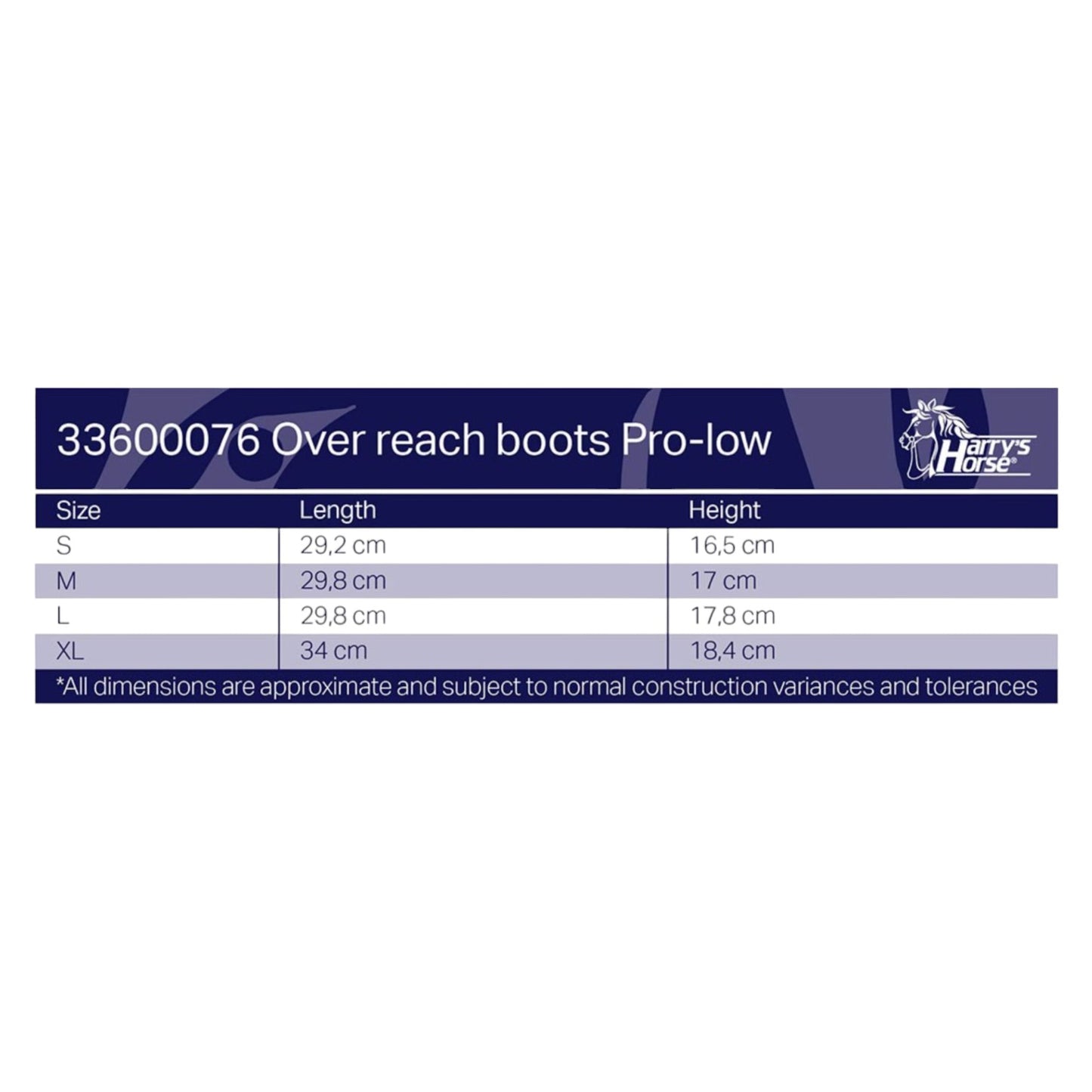 Harry's Horse Over reach boots Pro-low