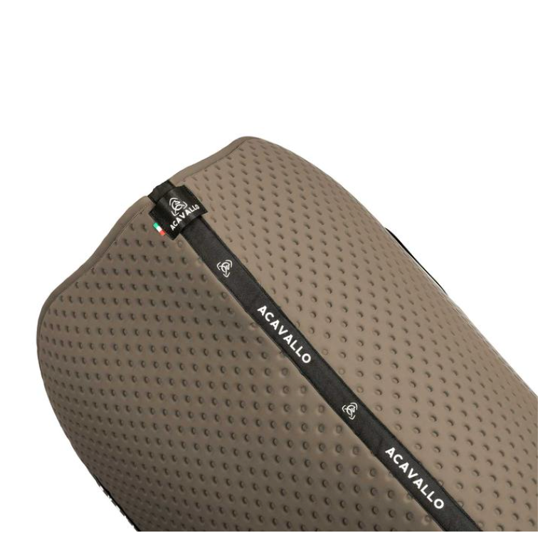 Acavallo Point jumping saddle pad Terra. In thermoformed technical fabric and bamboo fibres