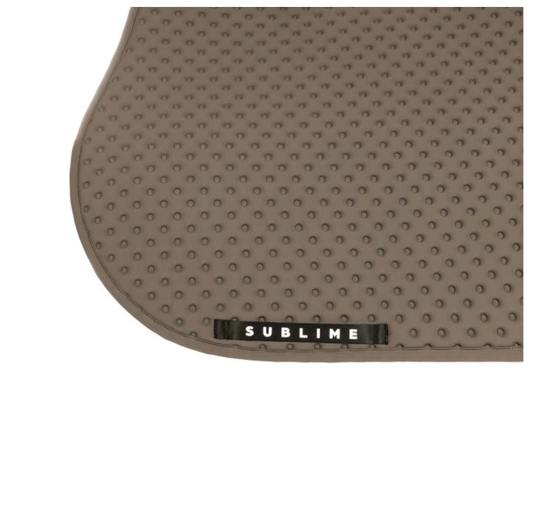 Acavallo Point jumping saddle pad Terra. In thermoformed technical fabric and bamboo fibres