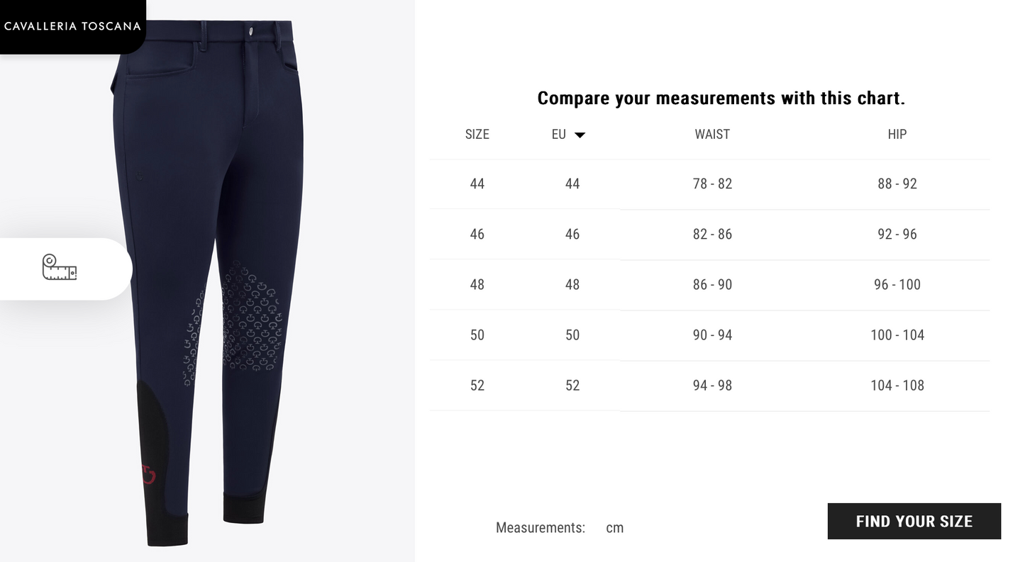 Cavalleria Toscana Men's New Grip System Breeches